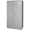 Hallowell Global Industrial„¢ All-Welded Heavy Duty Storage Cabinet, 14 Gauge, 48"Wx24"Dx78"H, Gray GM4SC8478-4HG